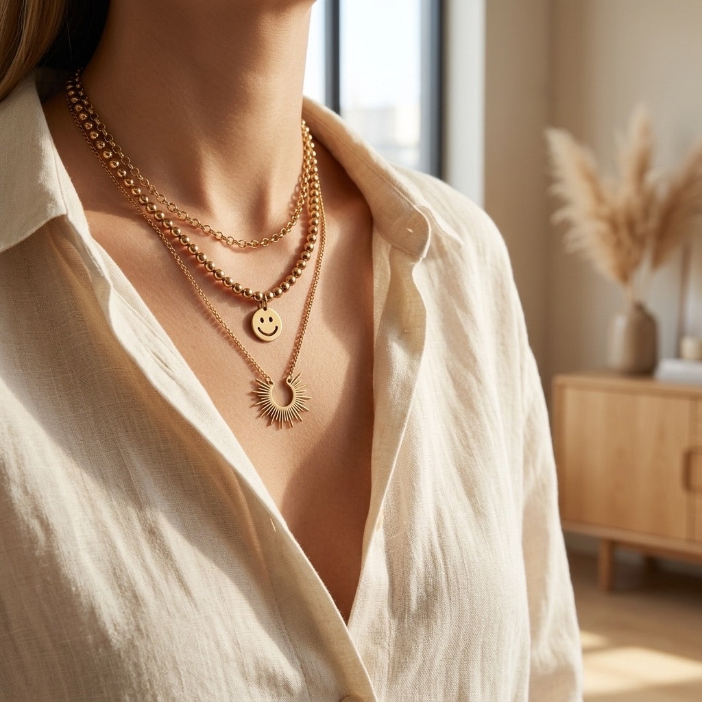 Golden Beads Necklace