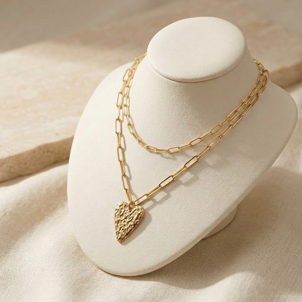 Lace Heart Necklace