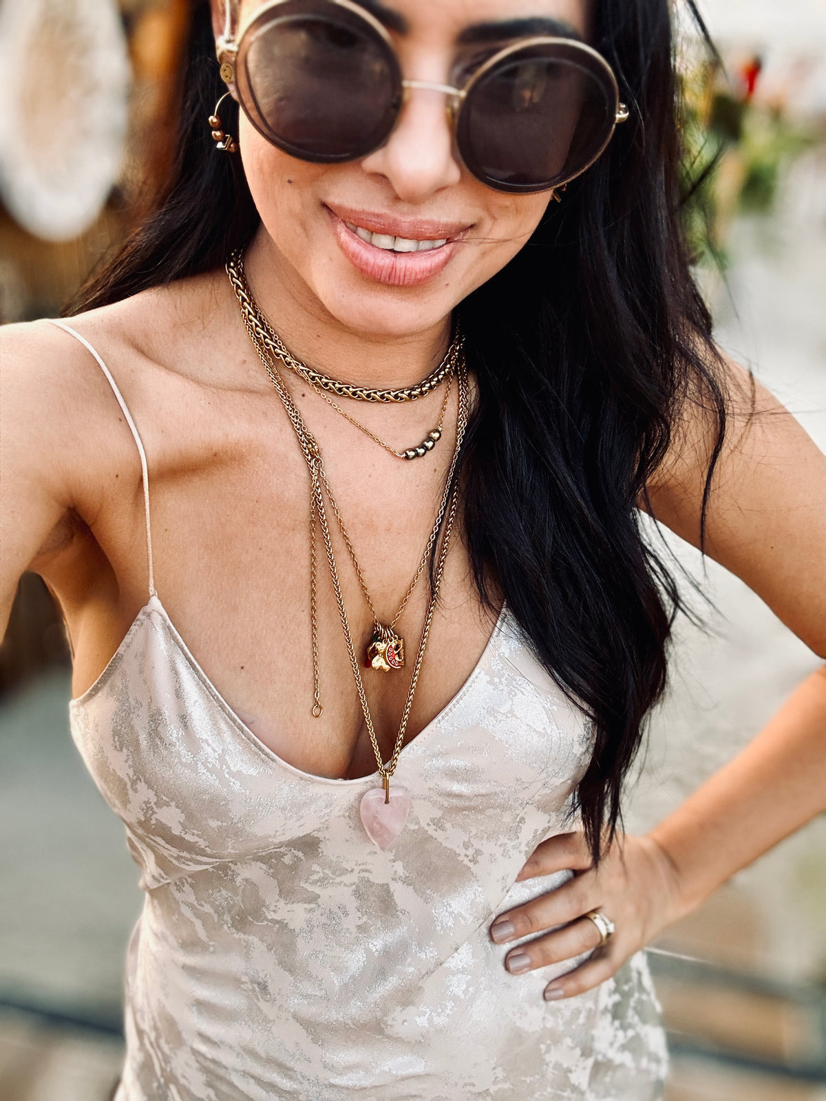 Golden Dots Necklace