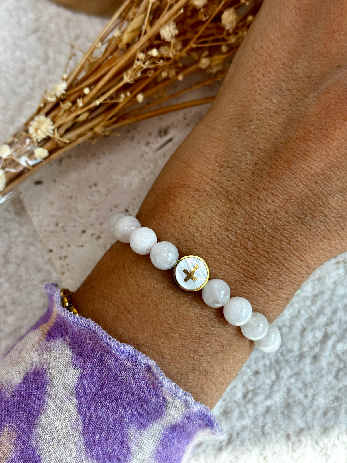 White Faith Bracelet