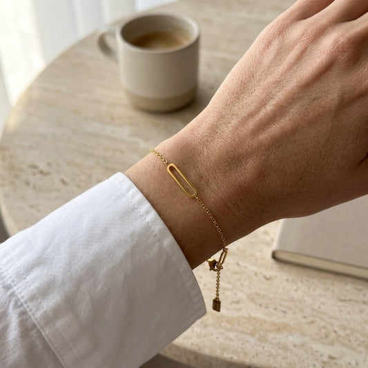 Linkline Gold Chain Bracelet