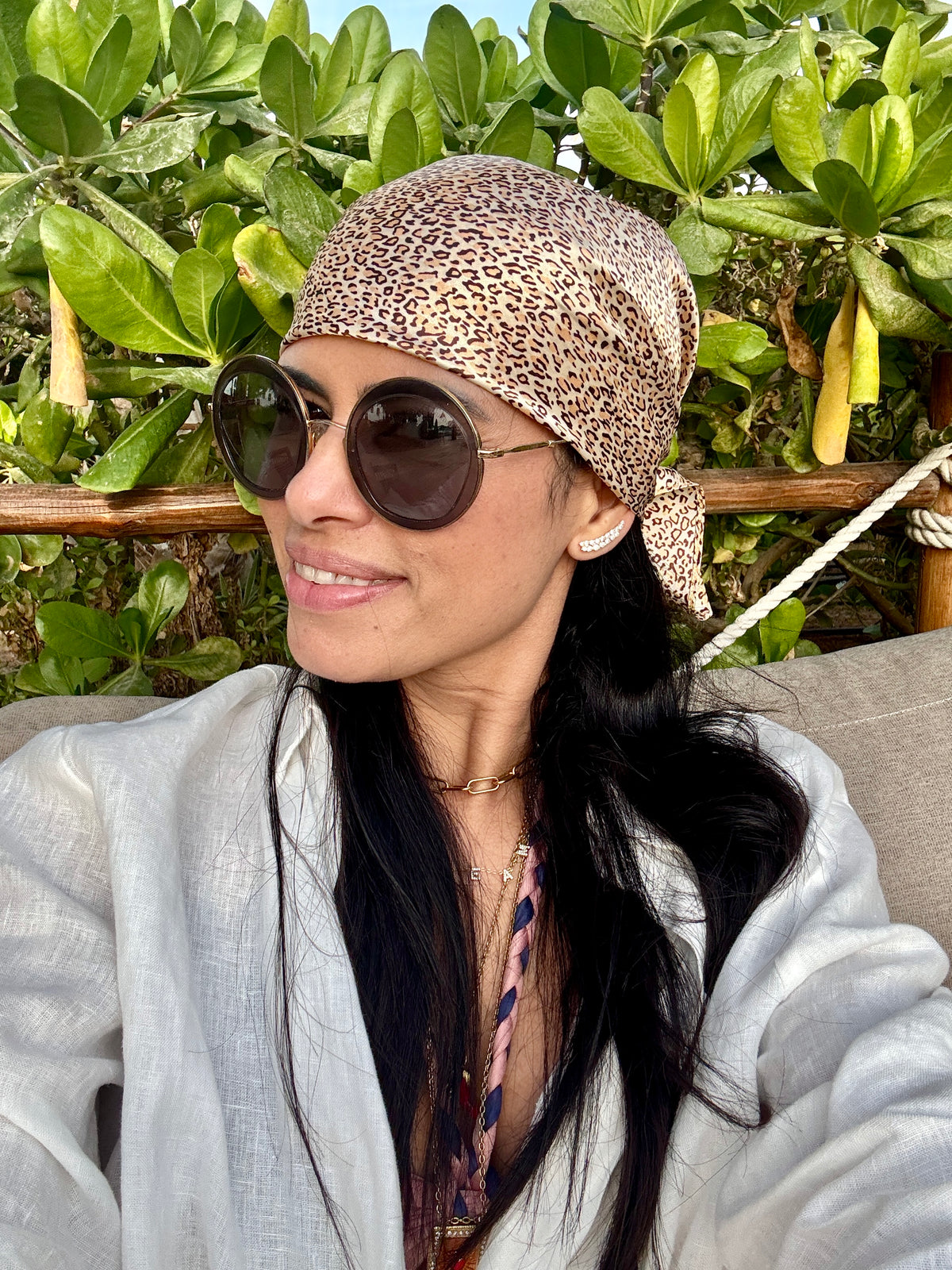 Leopard Headscarf