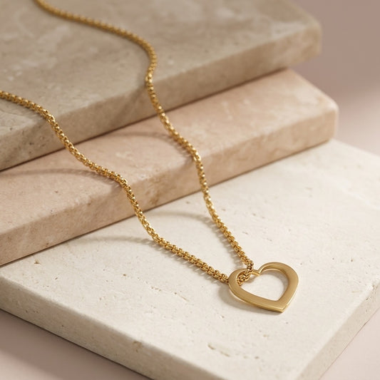 Heart Line Necklace