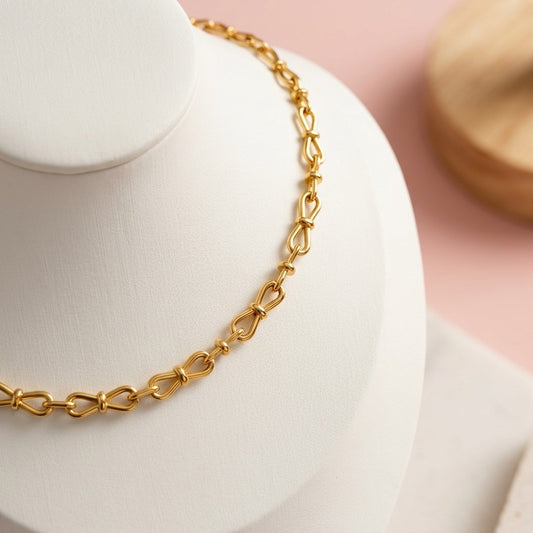 Gilded Link Necklace