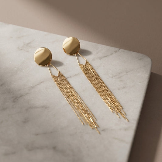 Golden Flow Earrings