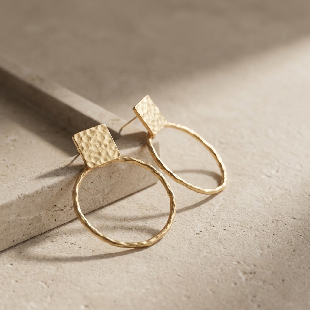 Radiant Circle Earrings