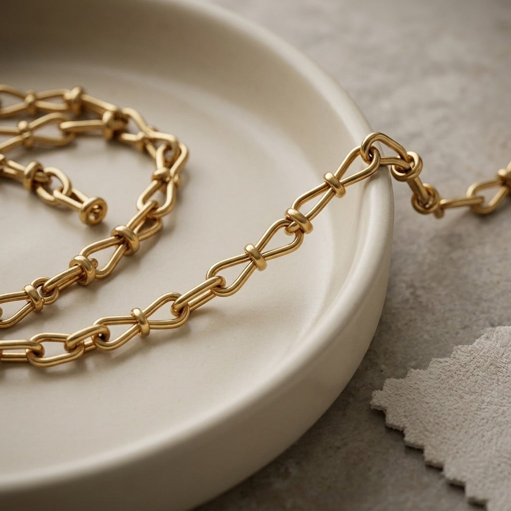 Gilded Link Necklace
