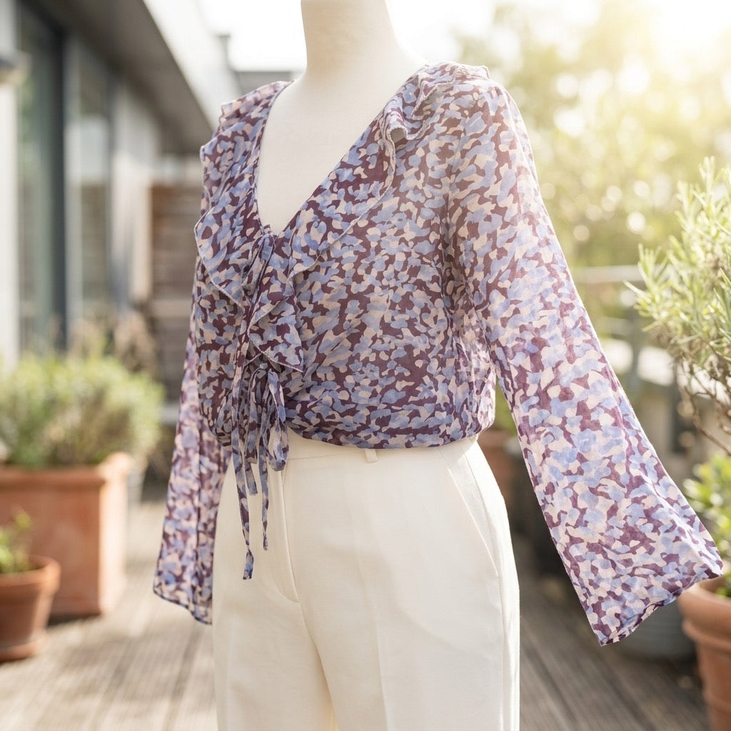 Lavender Bloom Blouse