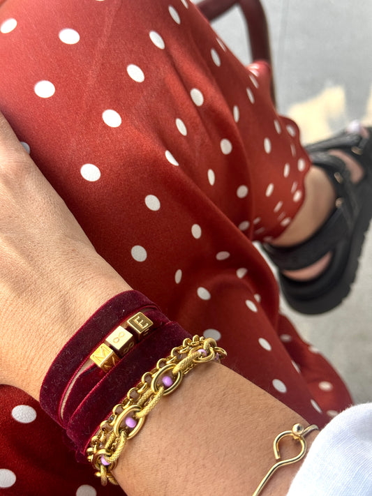 Velvet Charm Bracelet