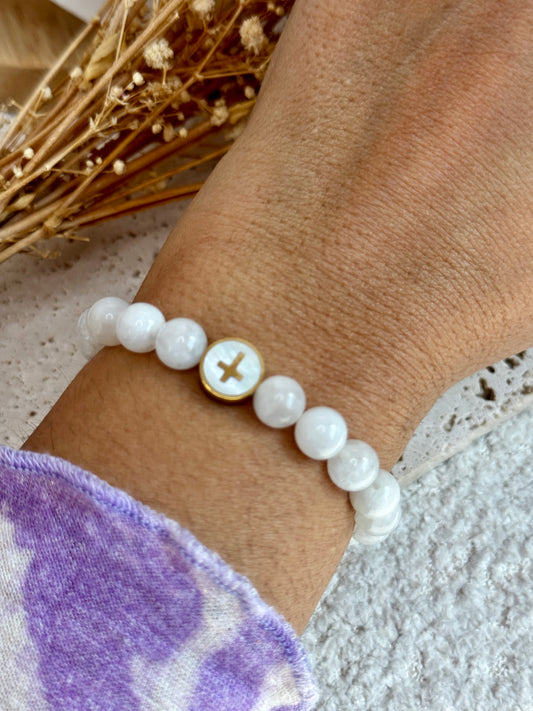 White Faith Bracelet