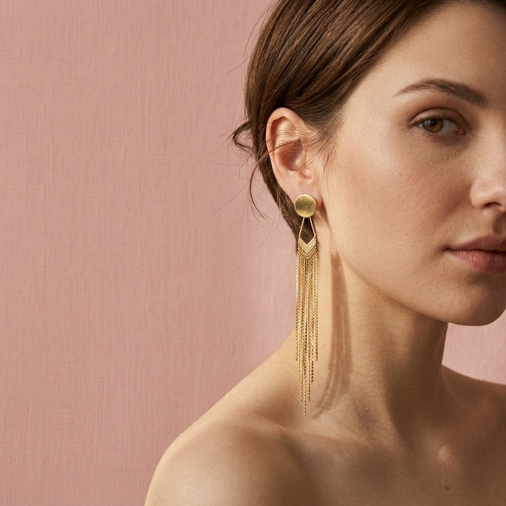 Golden Flow Earrings