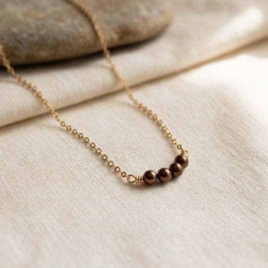 Golden Dots Necklace
