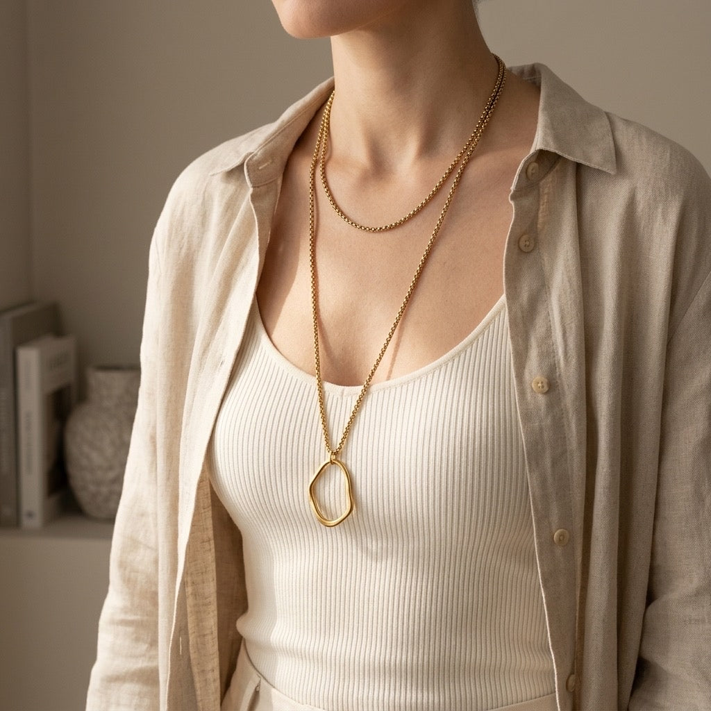 Organic Form Necklace
