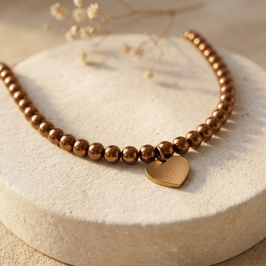 Bronze Heart necklace