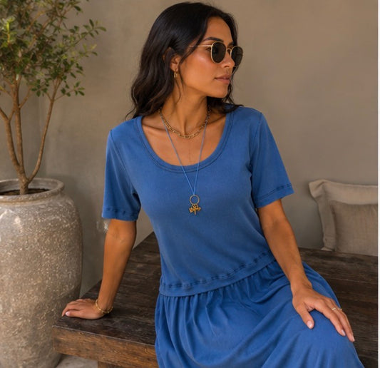 Azure Flow Dress