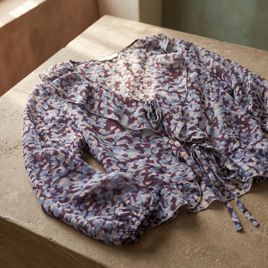 Lavender Bloom Blouse