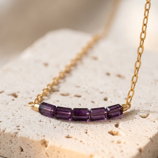 Noir Plum Necklace