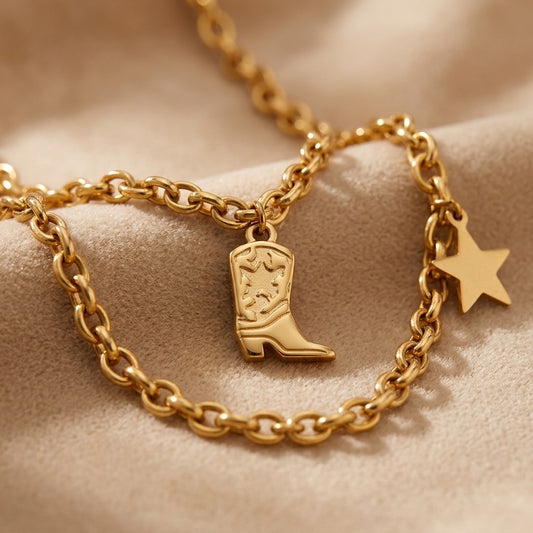 Golden Charm Necklace