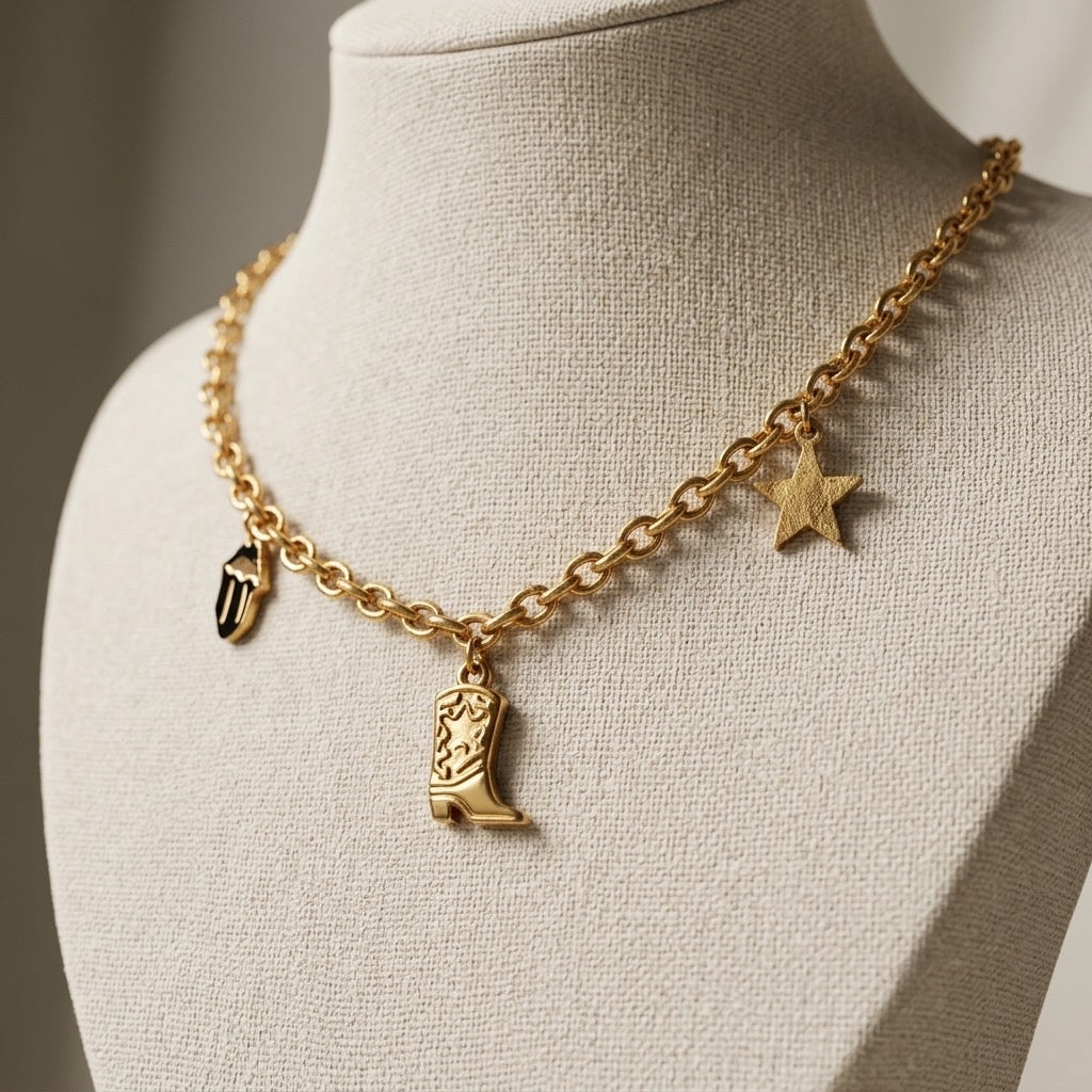 Golden Charm  Necklace
