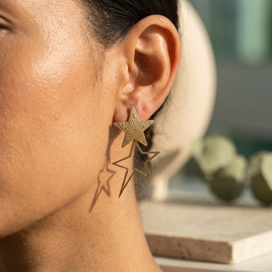 Modern Star Earrings
