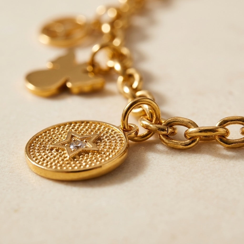 Golden Charm Necklace