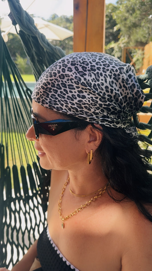 Leopard Headscarf