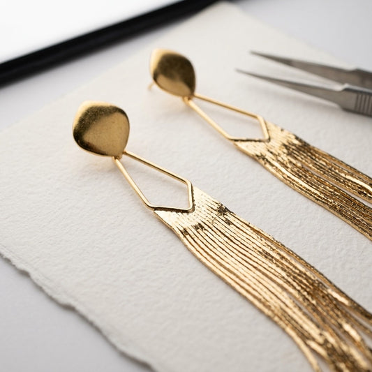 Golden Flow Earrings
