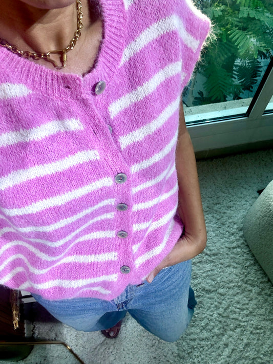 Vest Stripes Pullover