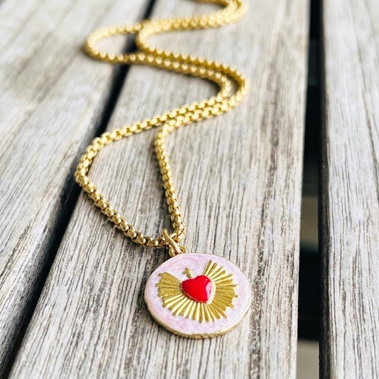 Sacred Heart  Necklace
