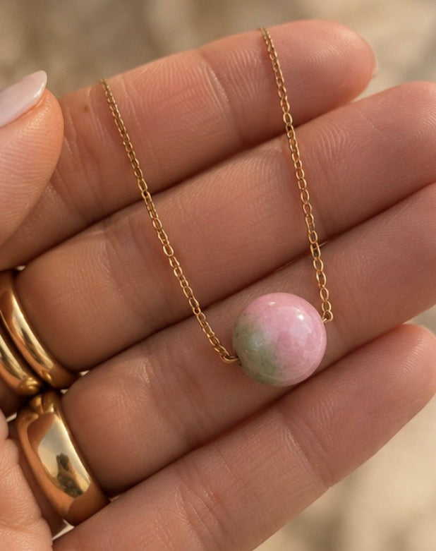 Blush Stone Necklace