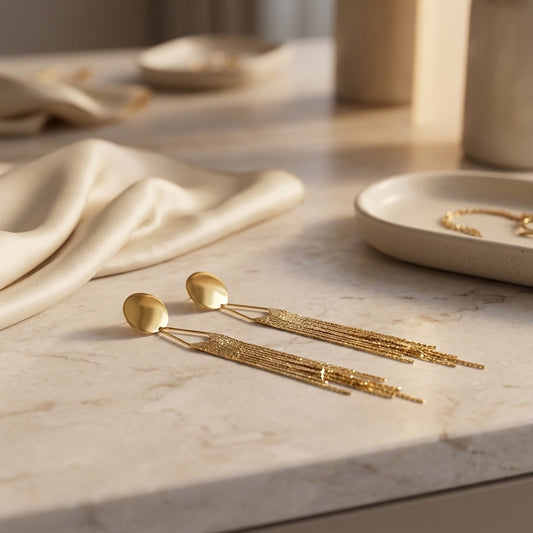 Golden Flow Earrings
