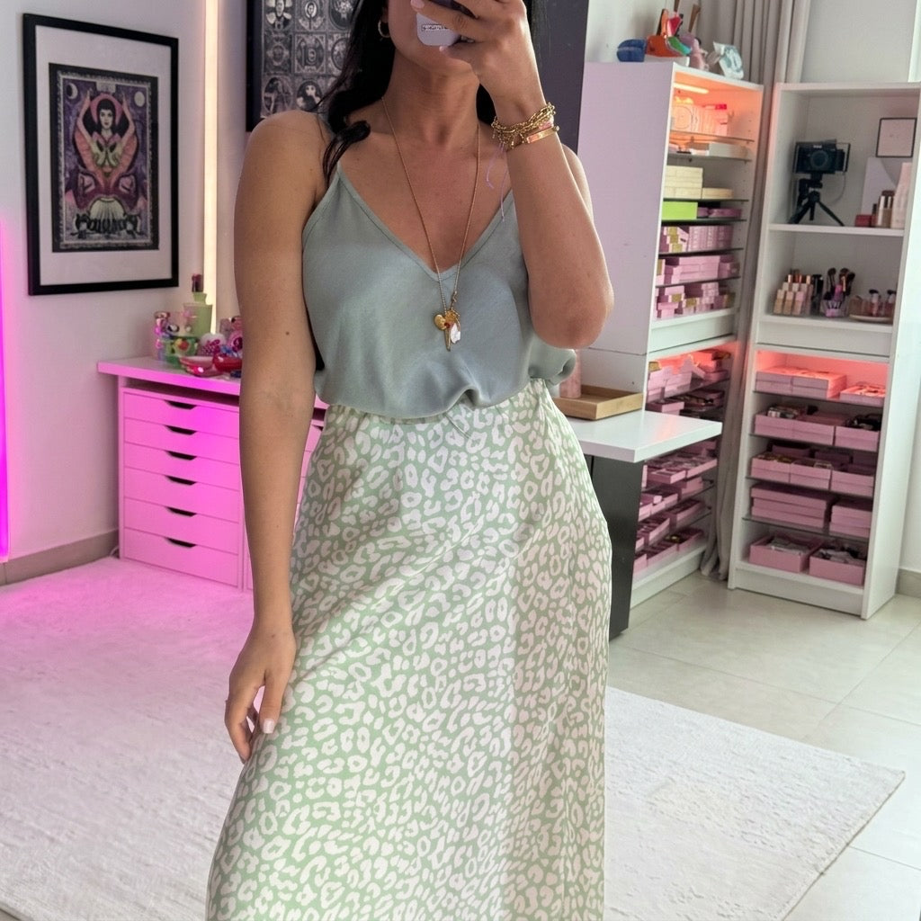 Leopard skirt