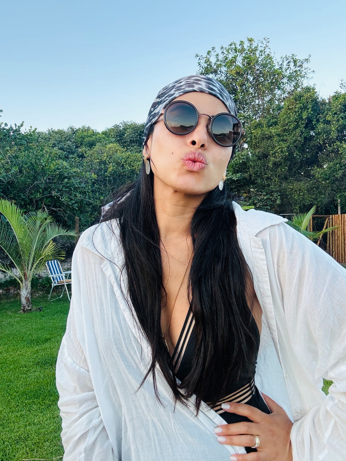 Leopard Headscarf