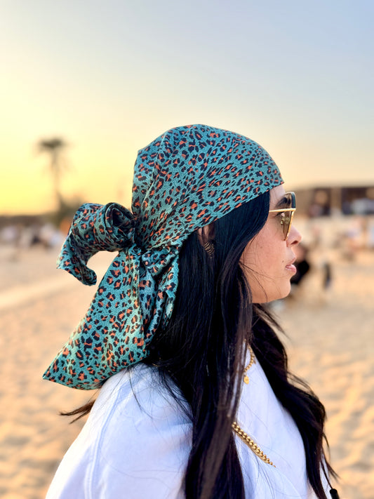 Leopard Headscarf