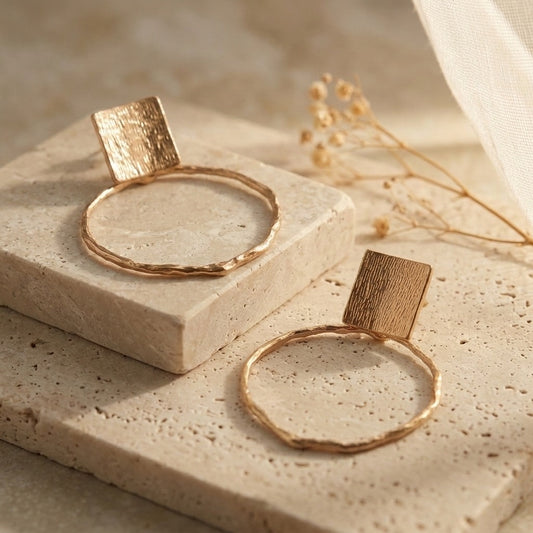 Radiant Circle Earrings