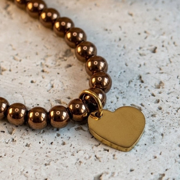 Bronze Heart necklace