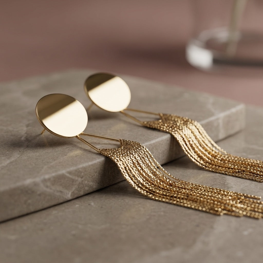 Golden Flow Earrings