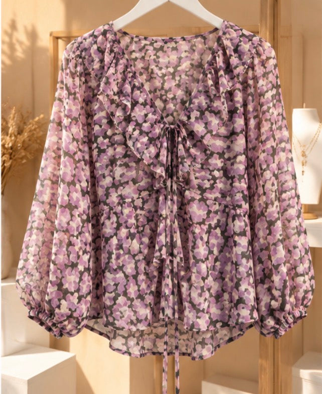 Lavender Bloom Blouse