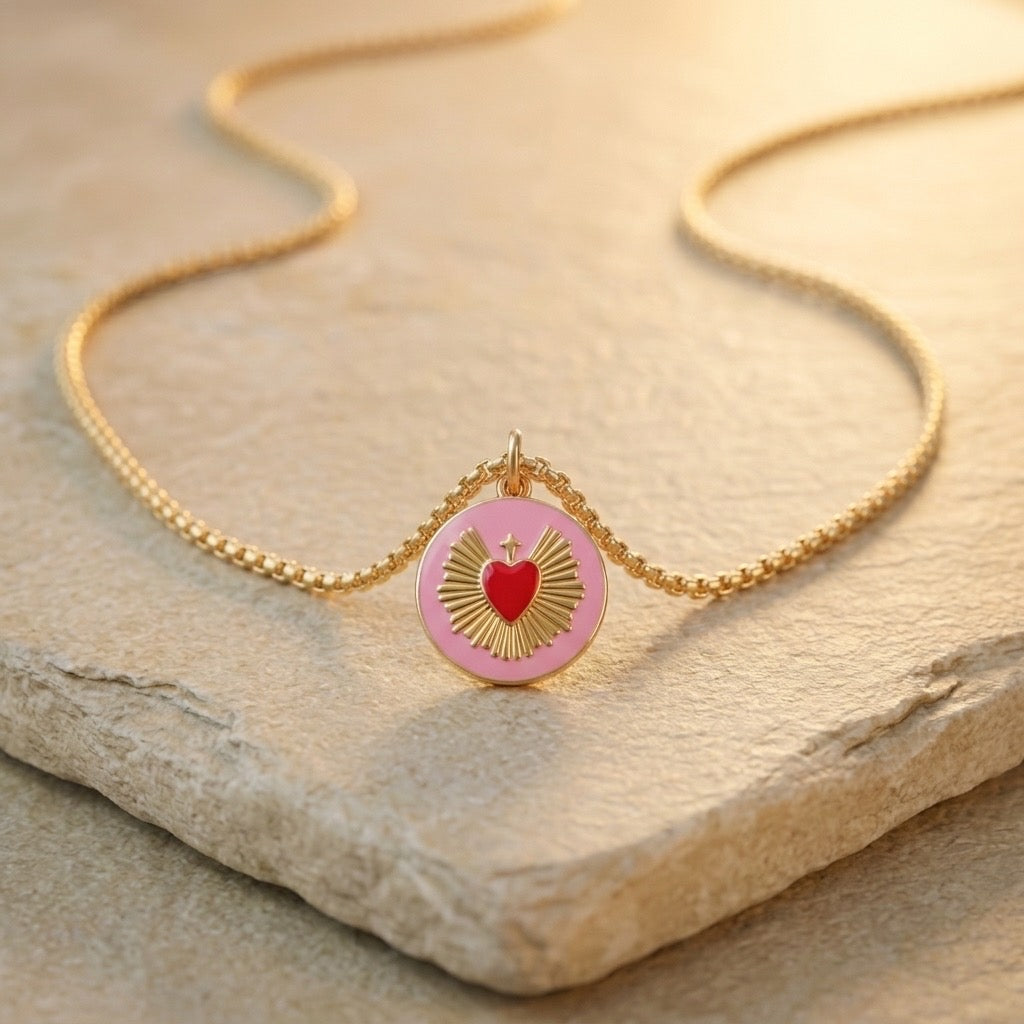 Sacred Heart  Necklace