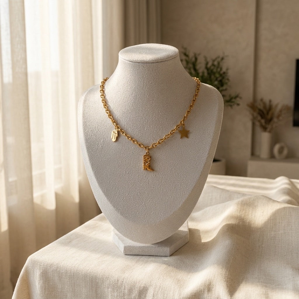 Golden Charm  Necklace