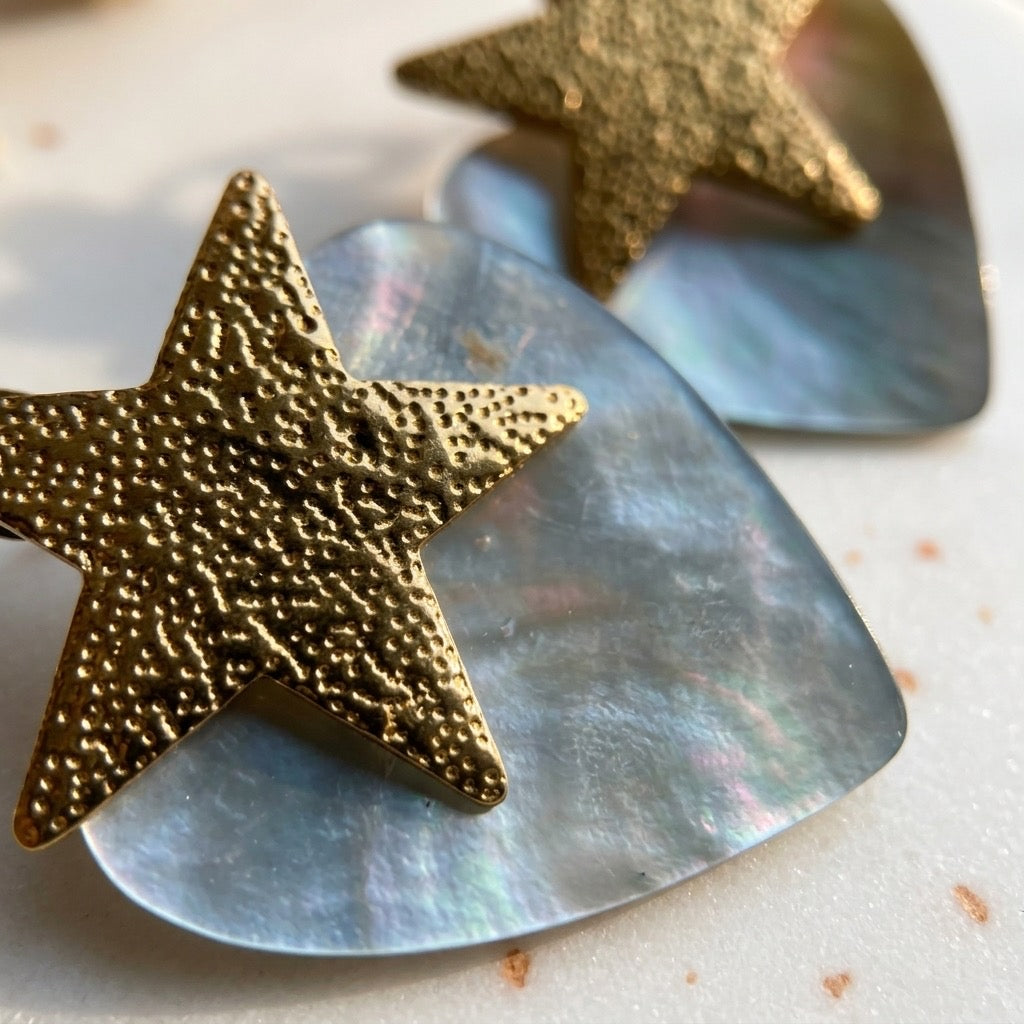 Star Shell Earrings