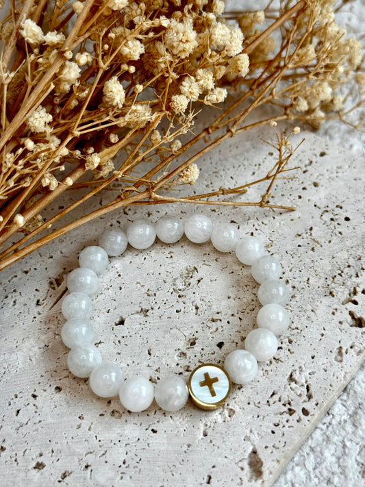 White Faith Bracelet