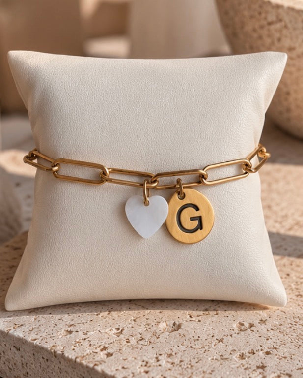 Initial Love  Bracelet