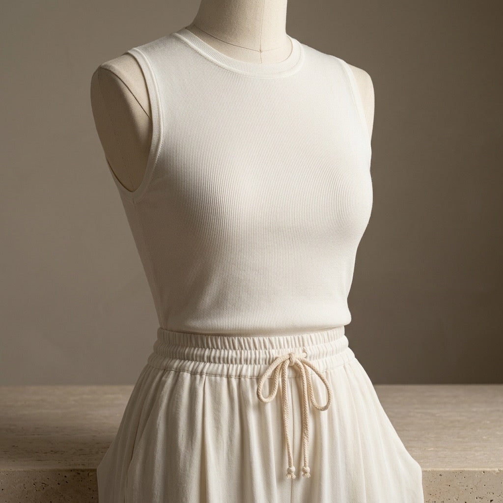 White Crop Top