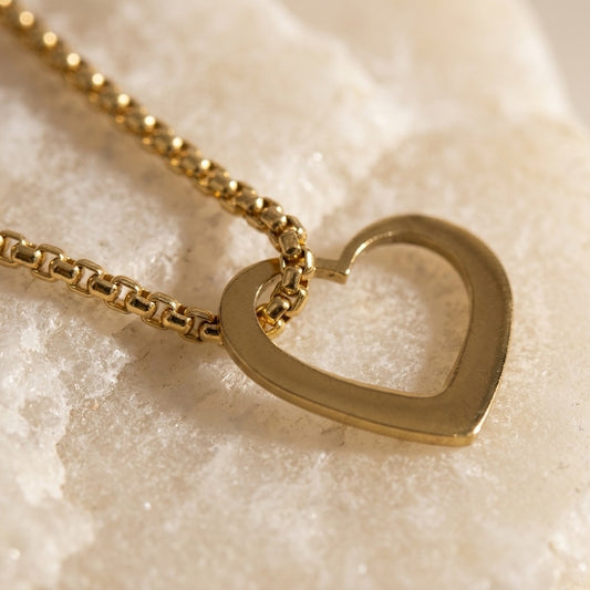 Heart Line Necklace