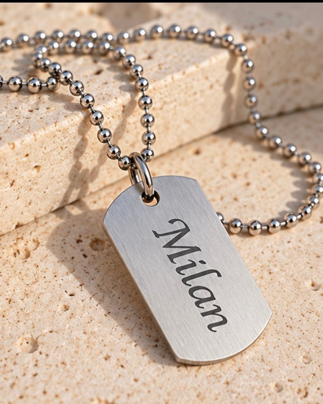Engraving Necklace