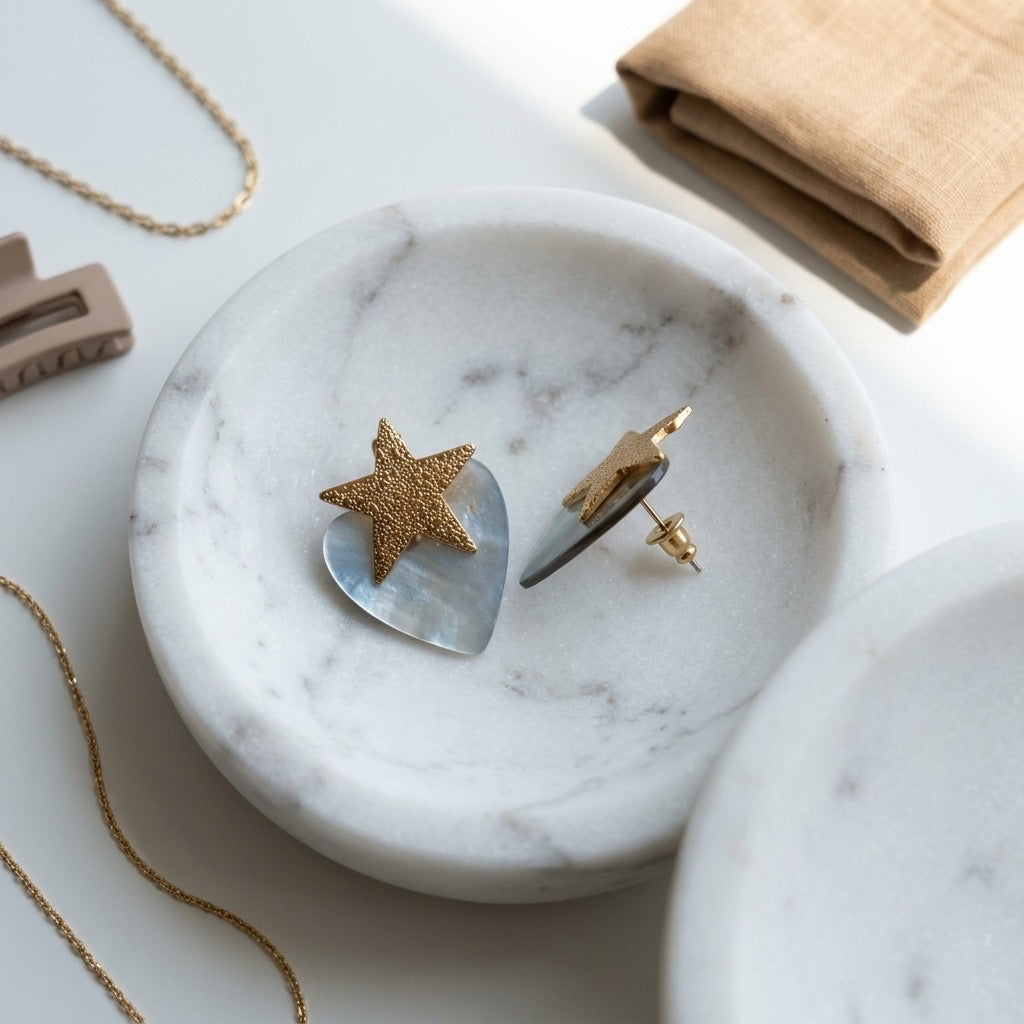 Star Shell Earrings