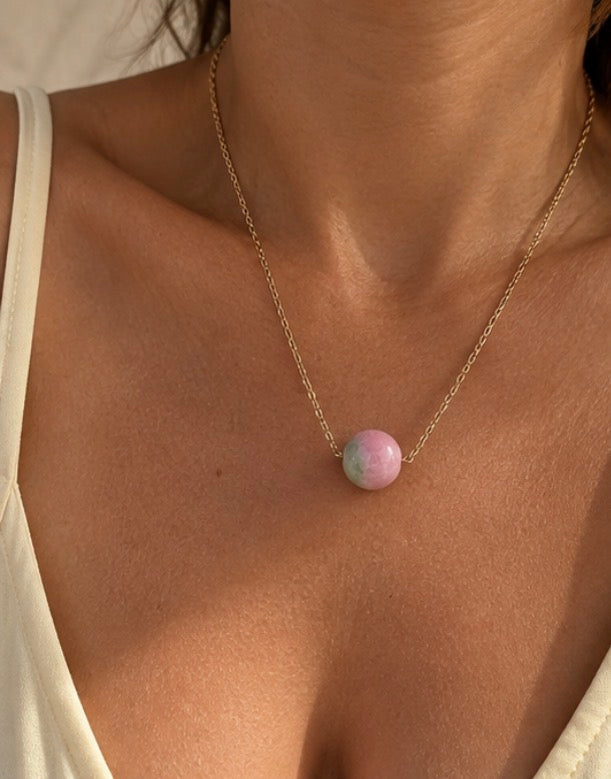 Blush Stone Necklace