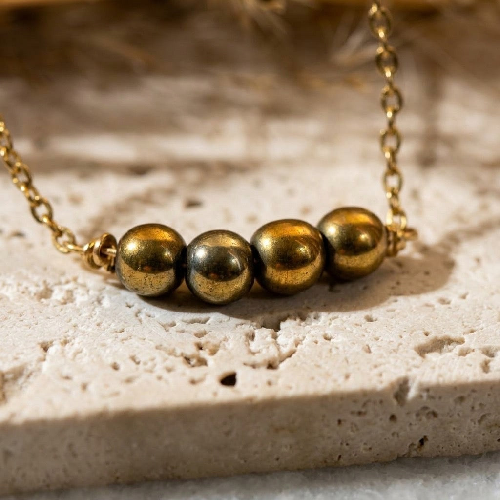 Golden Dots Necklace