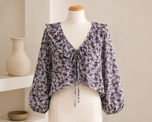 Lavender Bloom Blouse